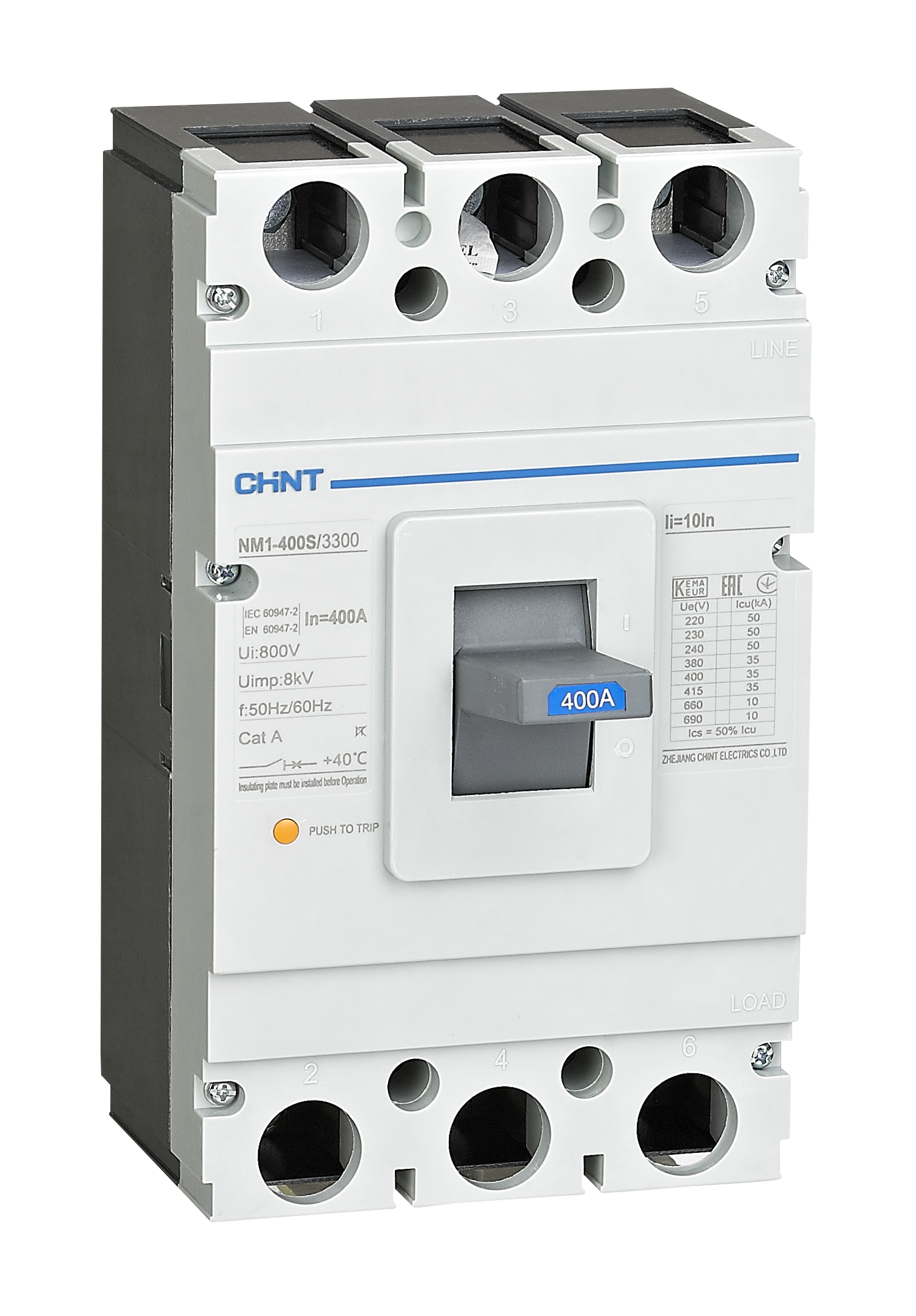 CHINT NM1 3P 400 Склопка